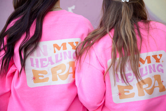 Sweatshirt-Pink Healing Era